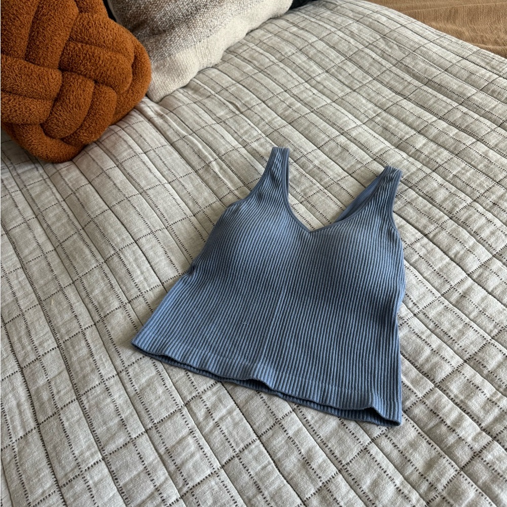 Padded cropped tank